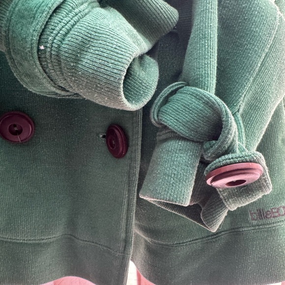 Green Billabong Ladies Dress Coat - Picture 3 of 7